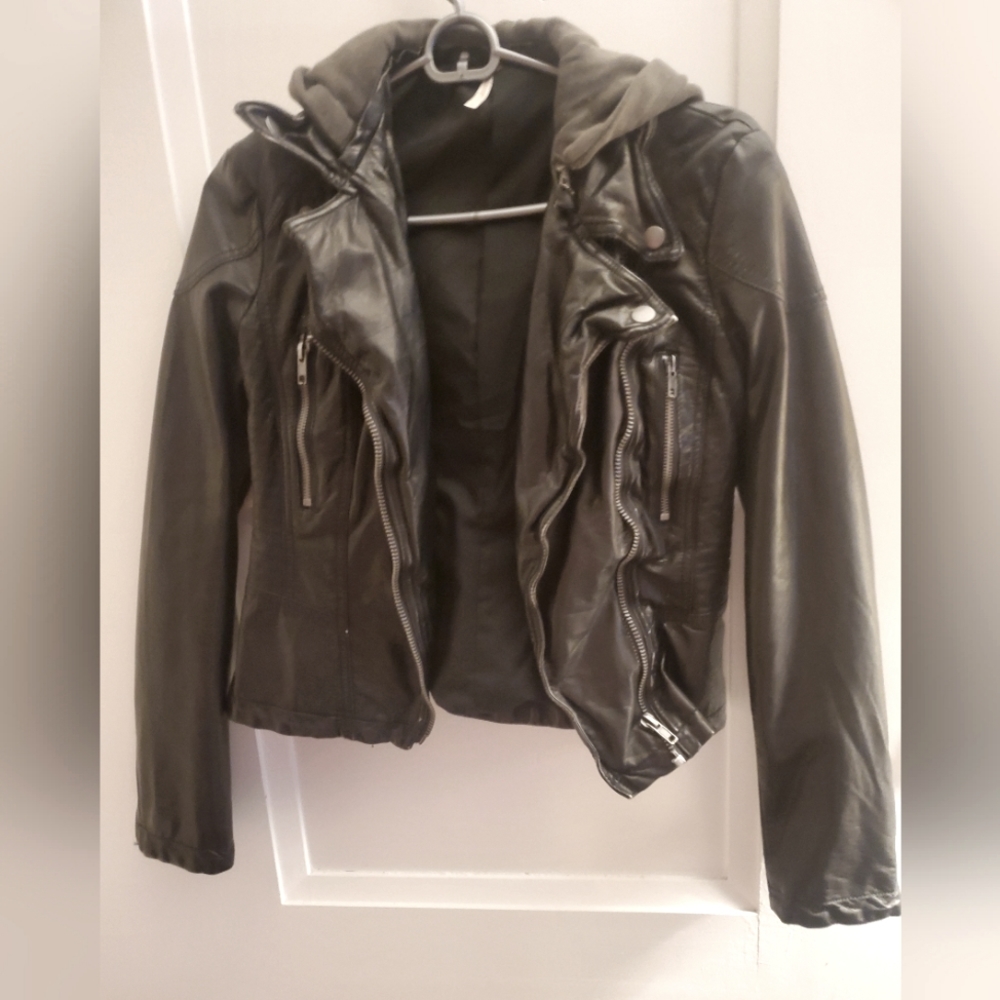 Free People Faux Leather Jacket